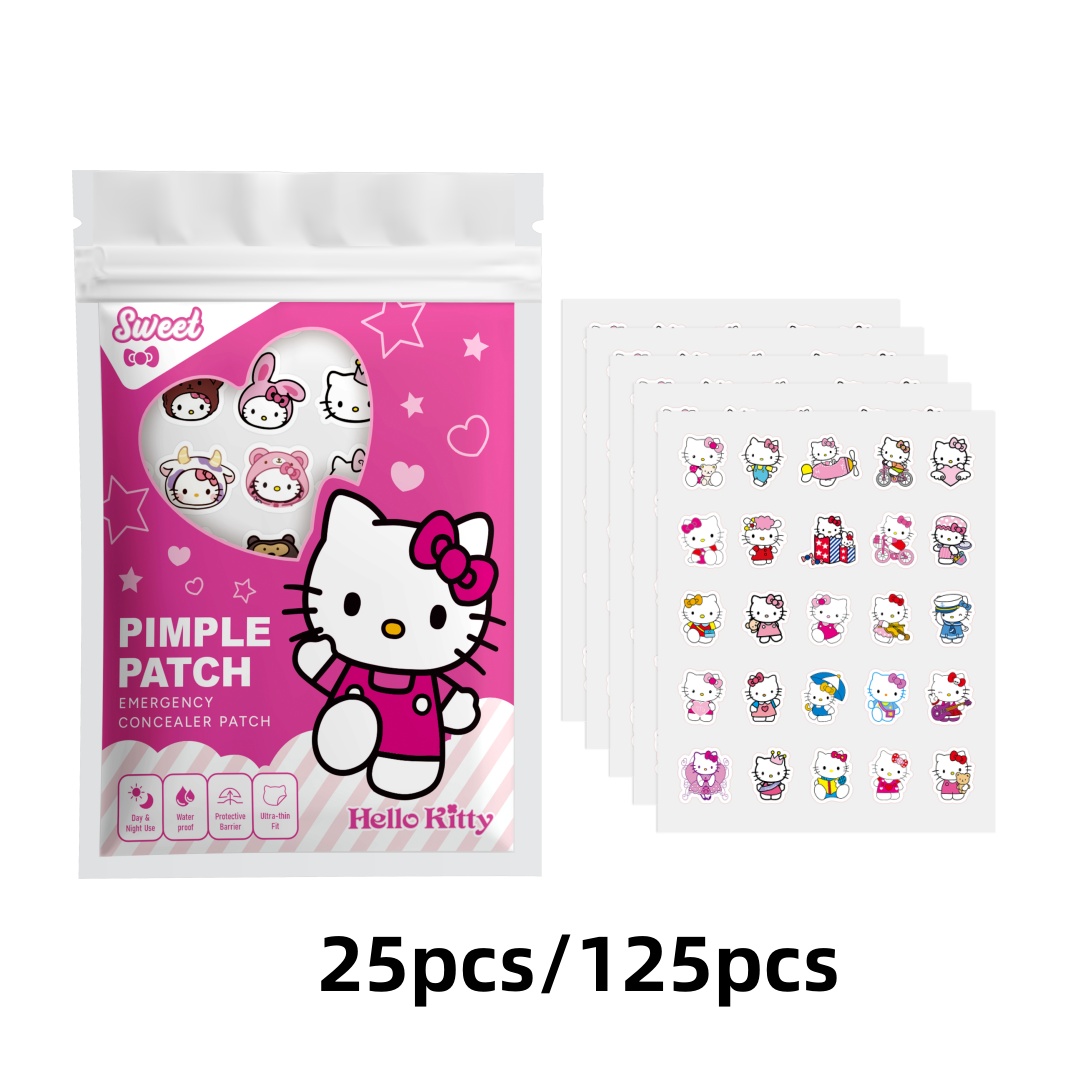 Skincare Acne - 25/125 Pezzi Cerotti Hello Kitty per