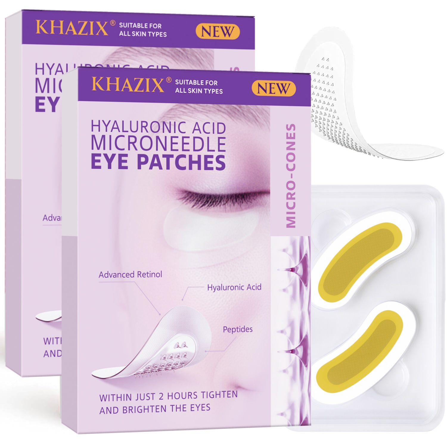 Skincare Acne - Patch Occhi con Acido Ialuronico e