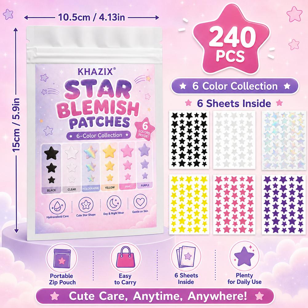 240 Cerotti a Stella per Brufo - Hydrocolloid Acne Patch recensione e prezzo
