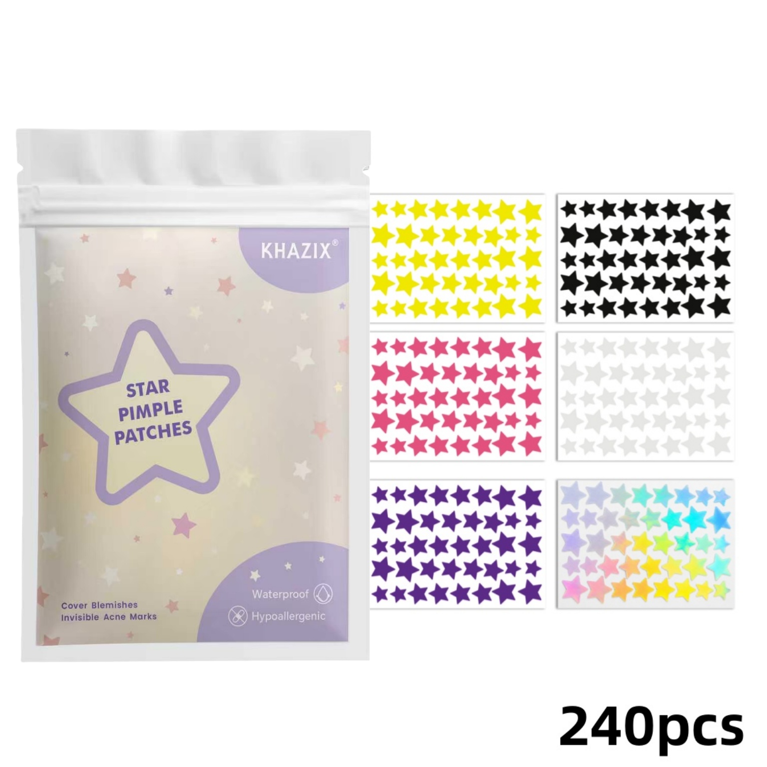 240 cerotti a forma di stella  - Hydrocolloid Acne Patch recensione e prezzo
