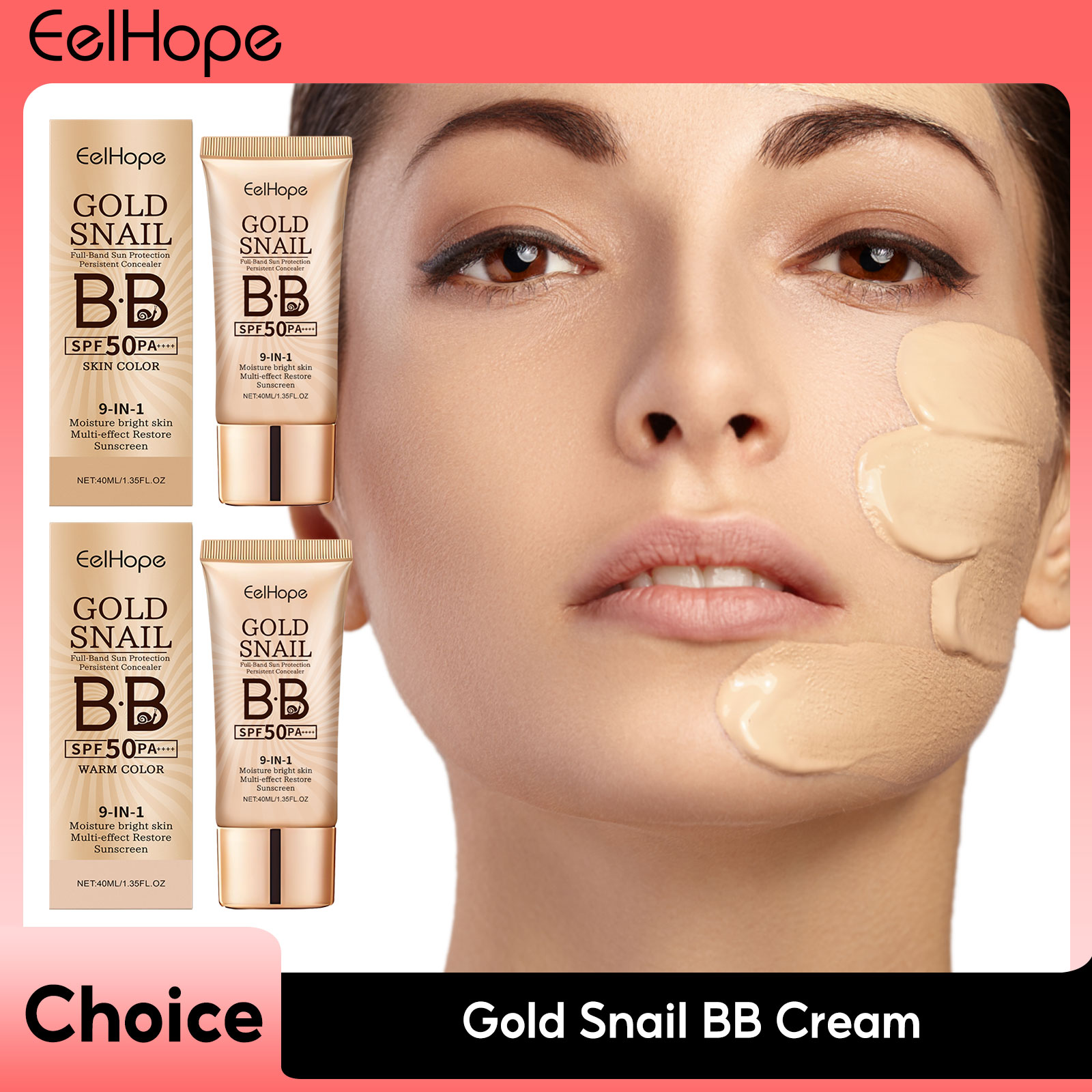 Crema solare Lumaca dorata BB  - Spf 50 Sunscreen recensione e prezzo