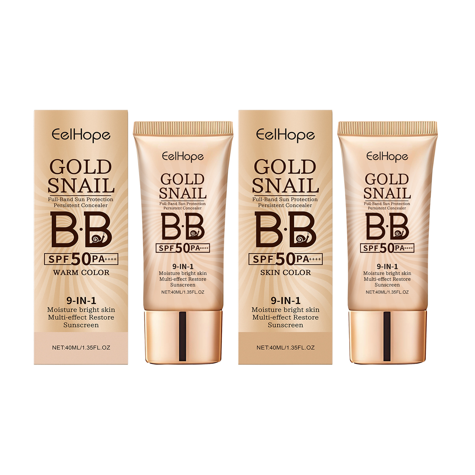 Crema solare Lumaca dorata BB  - Spf 50 Sunscreen recensione e prezzo