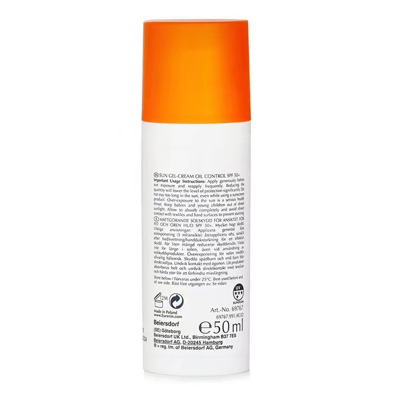 Controllo dell'olio da 50ml la - Spf 50 Sunscreen recensione e prezzo