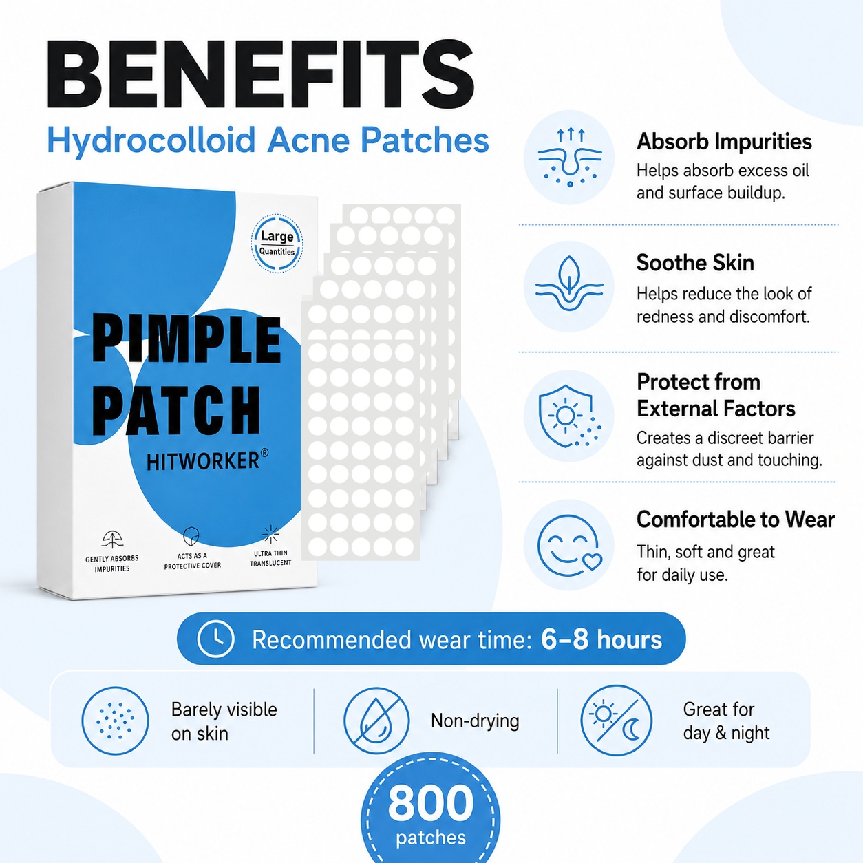 800 Pezzi Cerotti Idrocolloida - Skincare Acne recensione e prezzo